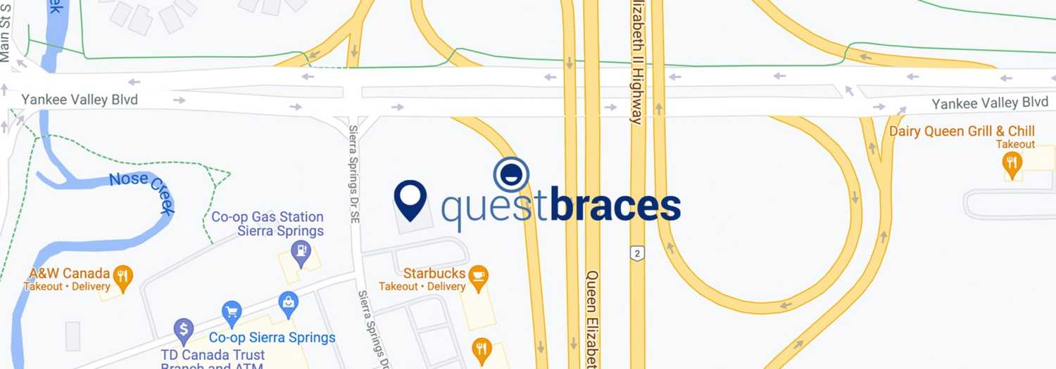 Map to the Quest Braces office location